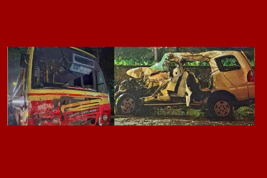accident ആലപ്പുഴയിൽ കെഎസ്ആർടിസി ബസും കാറും കൂട്ടിയിടിച്ച് അപകടം; 5 മെഡിക്കൽ വിദ്യാർഥികൾ മരിച്ചു.