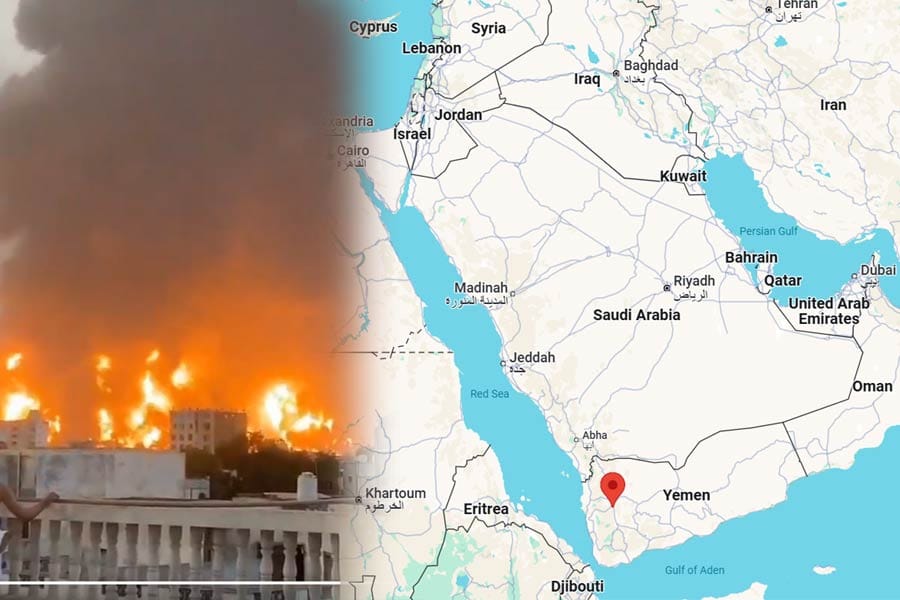 israel-attack-yemen-airport ഡബ്ല്യുഎച്ച്ഒ മേധാവി ഉണ്ടായിരുന്ന വിമാനത്താവളത്തിൽ ഇസ്രായേൽ ആക്രമണം; രക്ഷപ്പെട്ടത് തലനാരിഴക്ക്.