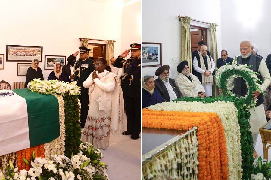 manmohan-singh-last-moments മുൻപ്രധാനമന്ത്രി മൻമോഹൻ സിംഗിന് ആദരവോടെ യാത്രാമൊഴിയേകി രാജ്യം.