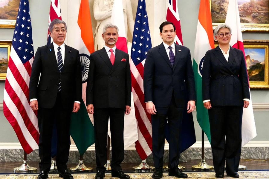 യു എസ് സ്റ്റേറ്റ് സെക്രട്ടറിയും ദേശീയ സുരക്ഷാ ഉപദേഷ്ടാവും എസ്. ജയശങ്കറുമായി കൂടിക്കാഴ്ച നടത്തി; ക്വാഡ് യോഗം ചേർന്നു.