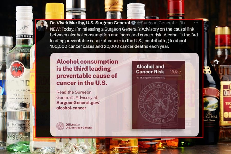 alcohol-and-cancer ആൽക്കഹോൾ ഏഴുതരം കാൻസറിന് കാരണമാകും: യുഎസ് സർജൻ ജനറൽ