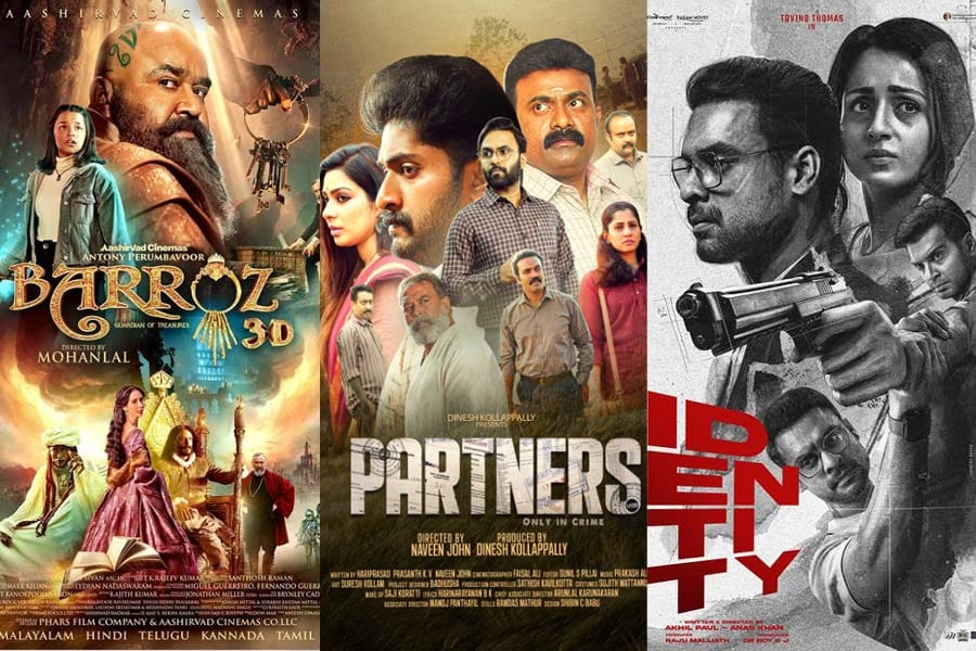 malayalam-movies-OTT-releas 'പാർട്ണേഴ്സ്' സൈന പ്ലേ ഓടിടിയിൽ, 'ഫോറൻസിക്' സീ ഫൈവിൽ, ‘ബറോസ്’ ഹോട്ട്സ്റ്റാറിൽ.
