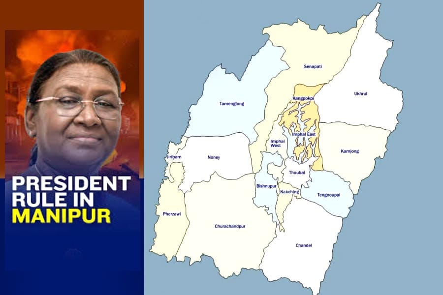 മണിപ്പൂരിൽ രാഷ്‌ട്രപതി ഭരണം ഏർപ്പെടുത്തി