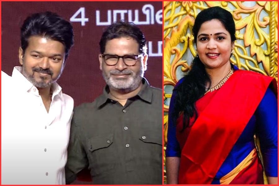 രാഷ്ട്രീയത്തിലേക്കുള്ള തന്റെ വരവ് പലര്‍ക്കും അസ്വസ്ഥത ഉണ്ടാക്കിയെന്ന് വിജയ്; ബിജെപി വിട്ട നടി രഞ്ജന നാച്ചിയാർ ടിവികെയിൽ ചേർന്നു.