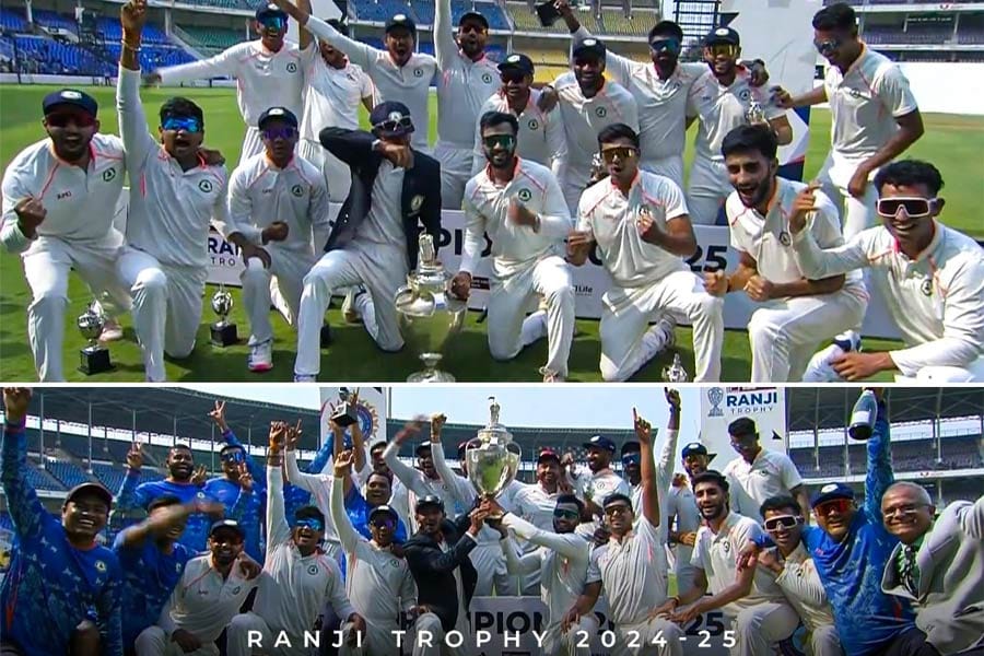 രഞ്ജി ട്രോഫി: വിദര്‍ഭയ്ക്ക് മൂന്നാം കിരീടം