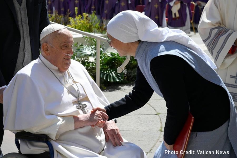 ആശുപത്രി വിട്ട ശേഷം മാർപ്പാപ്പ ആദ്യമായി പൊതുവേദിയിൽ
