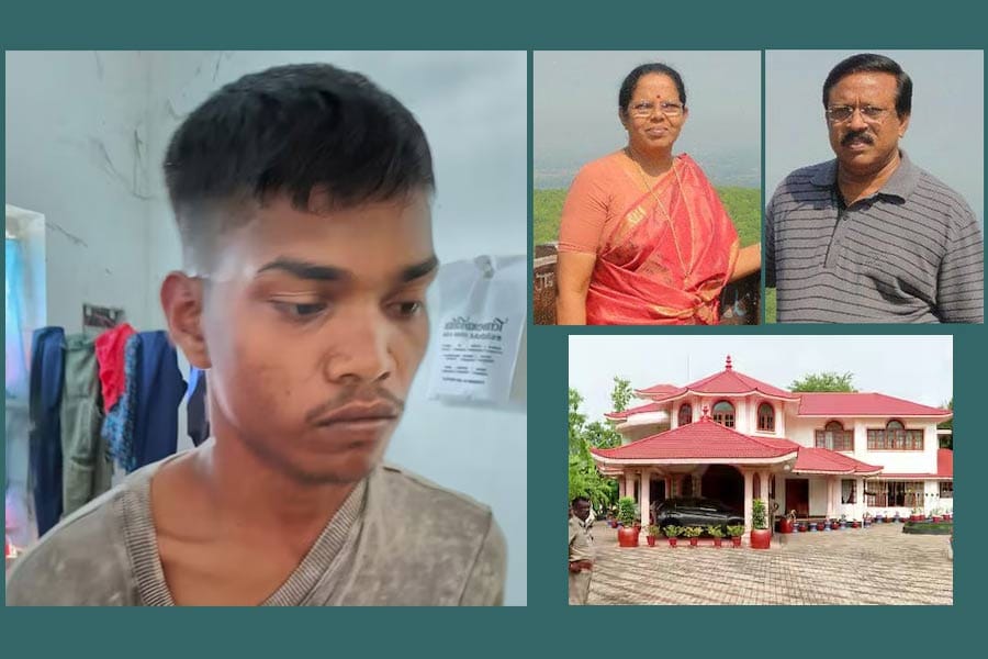 തിരുവാതുക്കൽ ഇരട്ടക്കൊലപാതകം: പ്രതി അമിത് പിടിയിൽ.