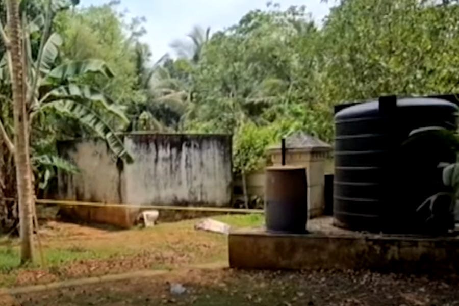 വളാഞ്ചേരിയില്‍ ആൾത്താമസമില്ലാത്ത വീടിന്റെ വാട്ടർടാങ്കിൽ യുവതിയുടെ മൃതദേഹം