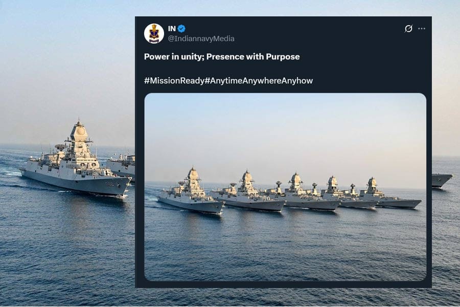 എന്തിനും ഏതിനും സജ്ജമെന്ന് ഇന്ത്യൻ നാവികസേന