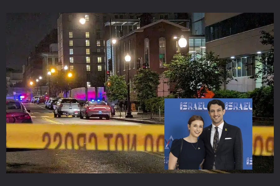 അമേരിക്കയിൽ രണ്ട് ഇസ്രയേൽ എംബസി ഉദ്യോഗസ്ഥർ വെടിയേറ്റ് കൊല്ലപ്പെട്ടു
