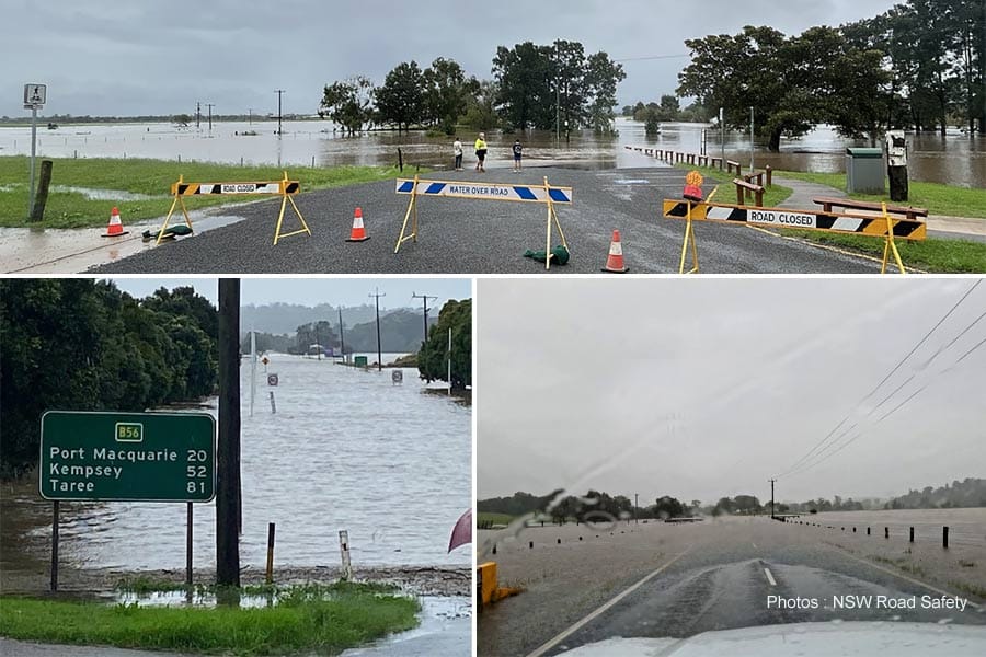 ന്യൂ സൗത്ത് വെയിൽസിൻ്റെ കിഴക്കൻ തീര മേഖലകളിൽ ശക്തമായ മഴയും കാറ്റും വെള്ളപ്പൊക്കവും.