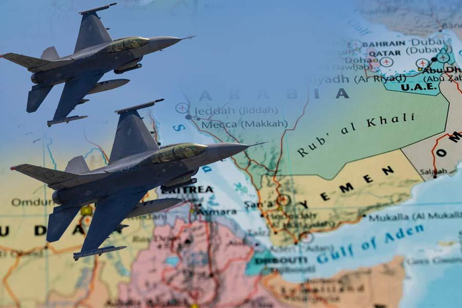 US-UK-attack-on-Yemen ഹൂതികൾക്കെതിരെ യെമനിൽ സൈനിക നടപടി