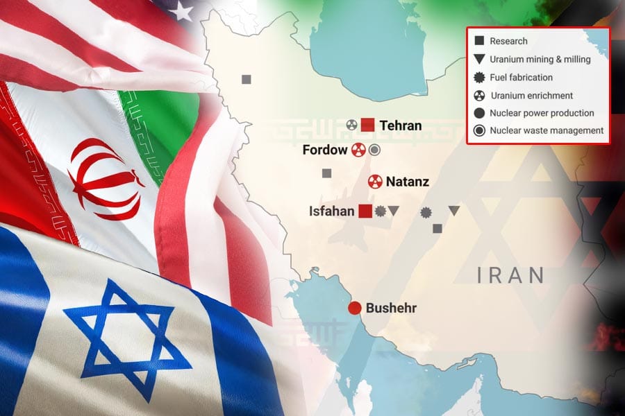 അമേരിക്ക ഉപയോഗിച്ചത് ബങ്കര്‍ ബസ്റ്റര്‍ ബോംബുകളും, ടൊമഹോക്ക് മിസൈലുകളും. തിരിച്ചടിയായി ഇസ്രയേലിലേക്ക് ഇറാന്റെ ബാലിസ്റ്റിക് മിസൈൽ ആക്രമണം.