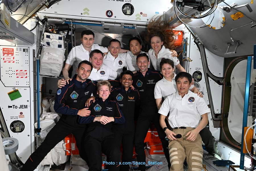 ശുഭാംശു ശുക്ലയും സംഘവും അന്താരാഷ്ട്ര ബഹിരാകാശ നിലയത്തിൽ പ്രവേശിച്ചു