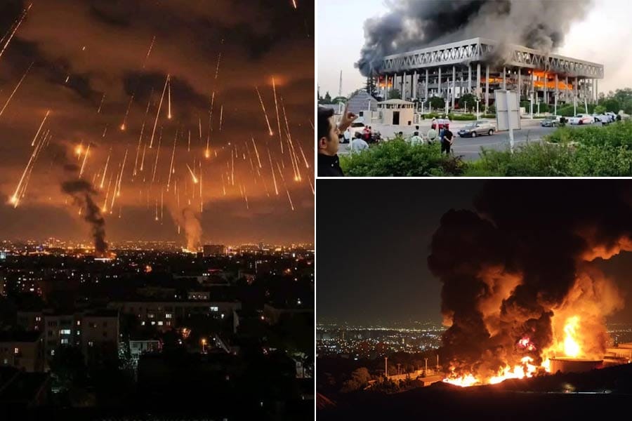 തത്സമയം സംപ്രേക്ഷണത്തിനിടെ ഇറാന്റെ ദേശീയ ടെലിവിഷൻ ആസ്ഥാനത്ത് ഇസ്രയേൽ ബോംബിങ്; ഖമനയിയെ ഇല്ലാതാക്കിയാൽ സംഘർഷം അവസാനിക്കുമെന്ന് നെതന്യാഹു.