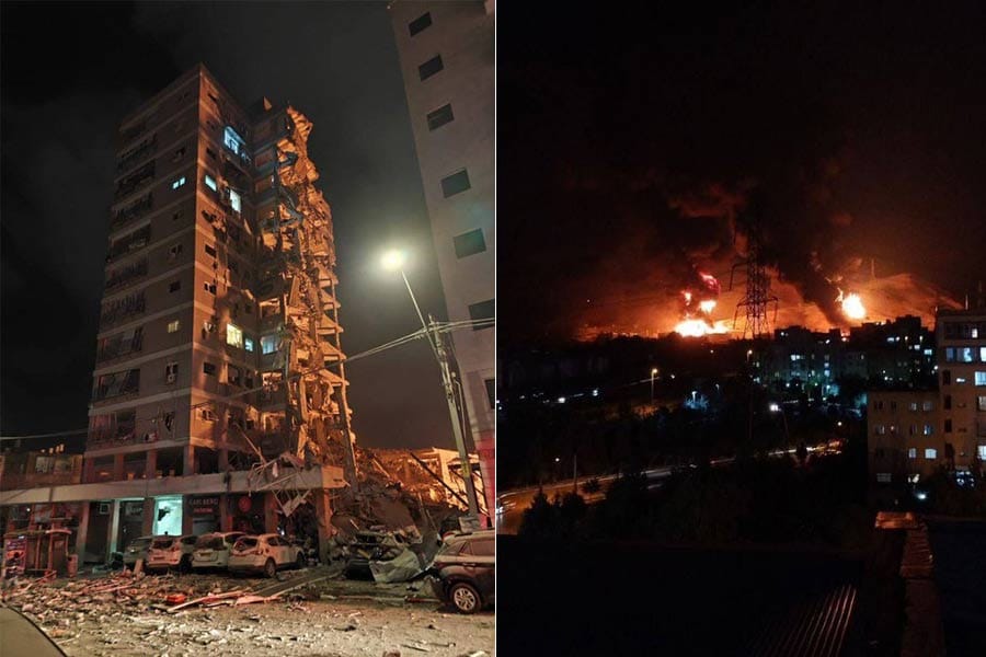 ഇറാൻ ഇസ്രയേൽ സംഘർഷം വർദ്ധിക്കുന്നു; ഇറാനിലെ എണ്ണ ശേഖരണ കേന്ദ്രം ആക്രമിച്ചു.