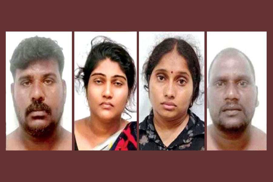 സ്വർണം കൈവശമുള്ള ആളുകളെ കേന്ദ്രീകരിച്ച് മോഷണം.; കവർച്ചാ സംഘത്തിലെ നാലുപേർ പിടിയിൽ.