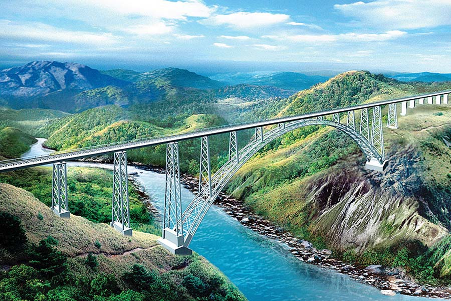 ലോകത്തെ ഏറ്റവും ഉയരംകൂടിയ റെയില്‍പ്പാത ഉദ്ഘാടനത്തിനൊരുങ്ങി.