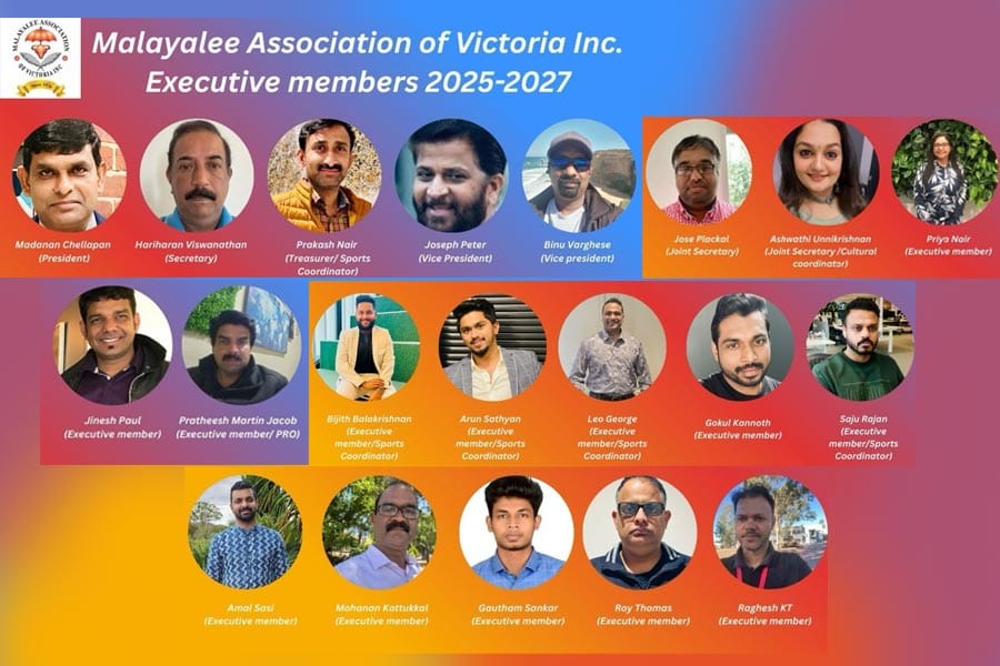 ഓസ്‌ട്രേലിയയിലെ ആദ്യ മലയാളി സംഘടന ‘മാവിന്‌’ അൻപത് വയസ്സ്.! പുതിയ നേതൃത്വവുമായി സംഘടന.