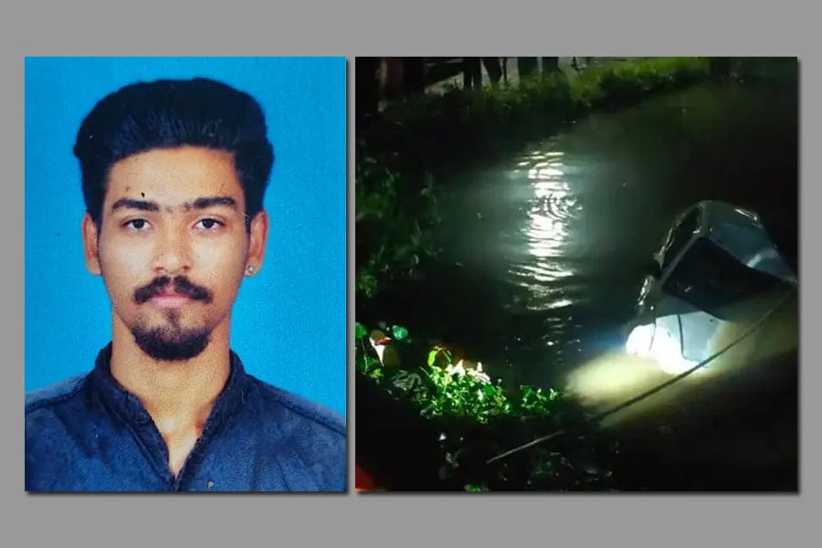 തിരുവല്ലയിൽ കാർ നിയന്ത്രണം വിട്ട് കുളത്തിൽ വീണ് ഒരാൾ മരിച്ചു.