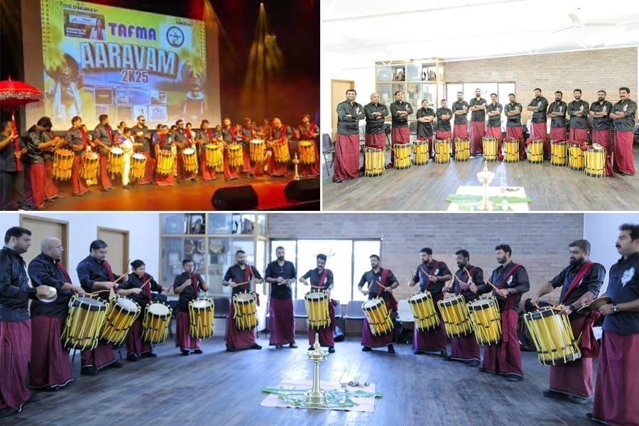 Tafma-Taree ടാരീ TAFMA ചെമ്പട ചെണ്ടമേളം അരങ്ങേറ്റം കുറിച്ചു.