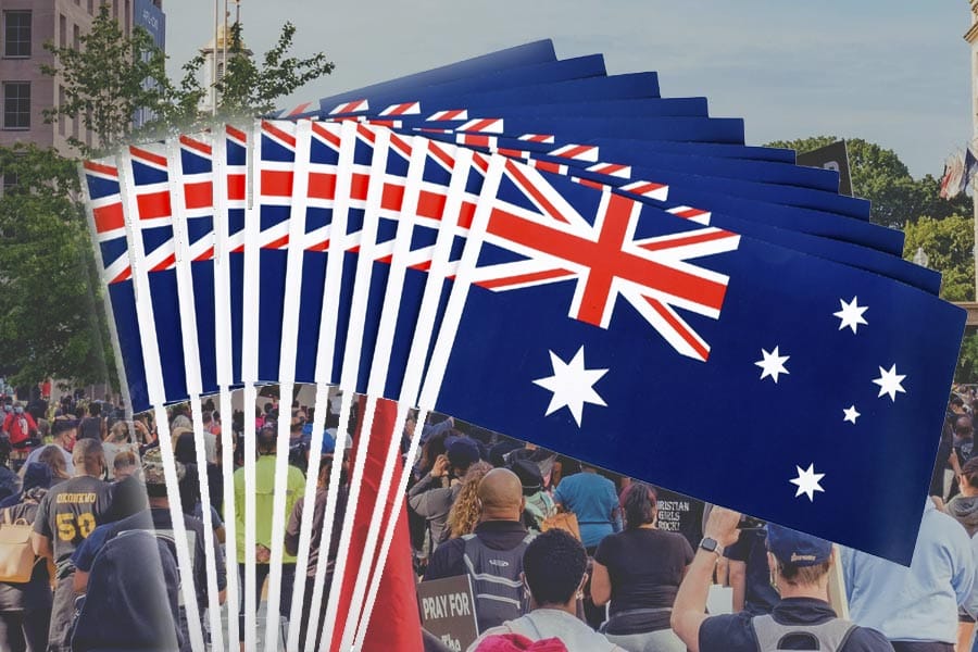 യൂറോപ്യൻ രാജ്യങ്ങളുടേതിന് സമാനമായി ഓസ്ട്രേലിയയും വ്യാപകമായ കുടിയേറ്റത്തിനെതിരെ പ്രതിഷേധം സംഘടിപ്പിക്കുന്നു.