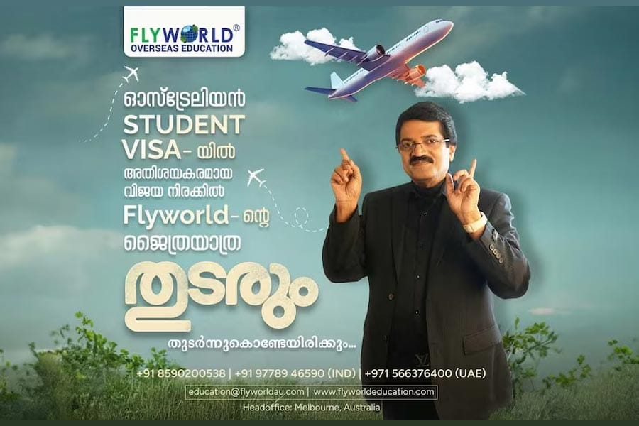 ഓസ്‌ട്രേലിയയിൽ ഉപരിപഠനം; ഇരുകയ്യും നീട്ടി ഇന്ത്യക്കാരെ സ്വീകരിക്കാൻ ഫ്ലൈവേൾഡ് ഓവർസീസ് എജ്യുക്കേഷൻ.
