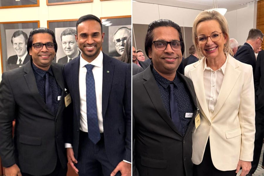 ലിബറൽ പാർട്ടി നേതാവിന് വിജയം; പിന്നണിയിൽ പ്രവർത്തിച്ച മലയാളിയെ പാർലമന്റിൽ ആദരിച്ചു ലിയൻ റിബല്ലോ