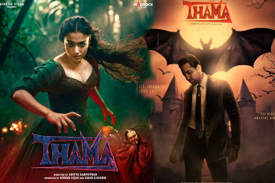 വാംപയർ ആയി രശ്മിക മന്ദാന; ‘തമ’ ടീസർ എത്തി.