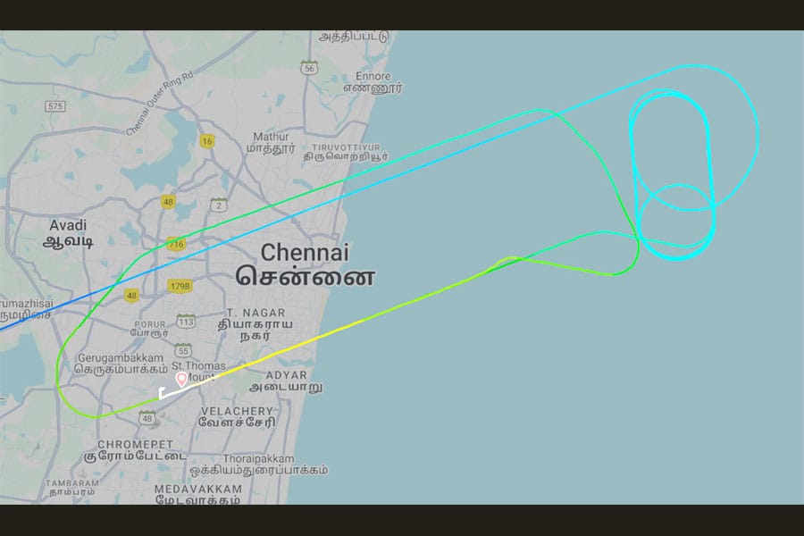 തിരുവനന്തപുരം-ഡൽഹി വിമാനം ചെന്നൈ വിമാനത്താവളത്തിൽ അടിയന്തരമായി ഇറക്കി; വിമാനത്തിൽ അഞ്ച് എംപിമാർ