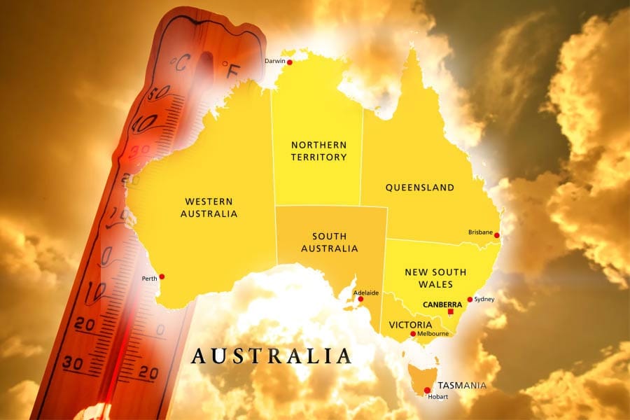 australia-heat-hot-map കാലാവസ്ഥാ വ്യതിയാനം; ഓസ്ട്രേലിയയിൽ ലക്ഷക്കണക്കിന് ആളുകളെ ബാധിക്കുമെന്ന് റിപ്പോർട്ട്