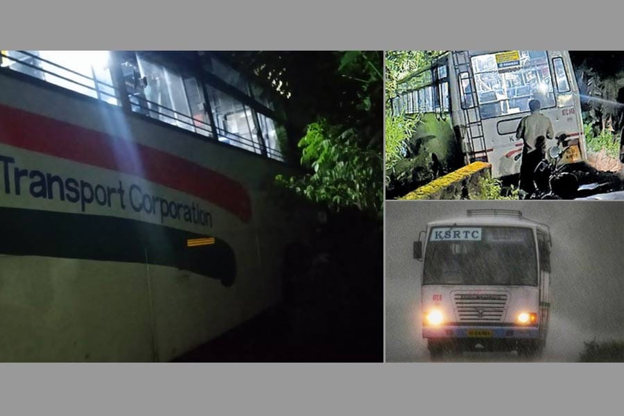 അടിമാലിയിൽ കെഎസ്ആർടിസി വിനോദ യാത്രാ ബസ് അപകടത്തിൽപ്പെട്ടു