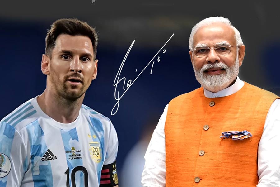 messi-wishes-narendra-modi- മോദിക്ക് മെസിയുടെ പിറന്നാൾ സമ്മാനം; കൈയൊപ്പിട്ട ഖത്തർ ലോകകപ്പ് ജഴ്സി