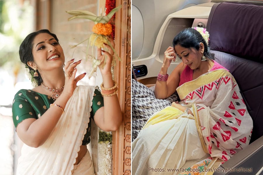 navya-nair മുല്ലപ്പൂ കൈവശം വെച്ചതിന് മെൽബൺ എയർപോർട്ടിൽ നവ്യ നായരേ തടഞ്ഞു; 1980 ഡോളർ പിഴ ചുമത്തി