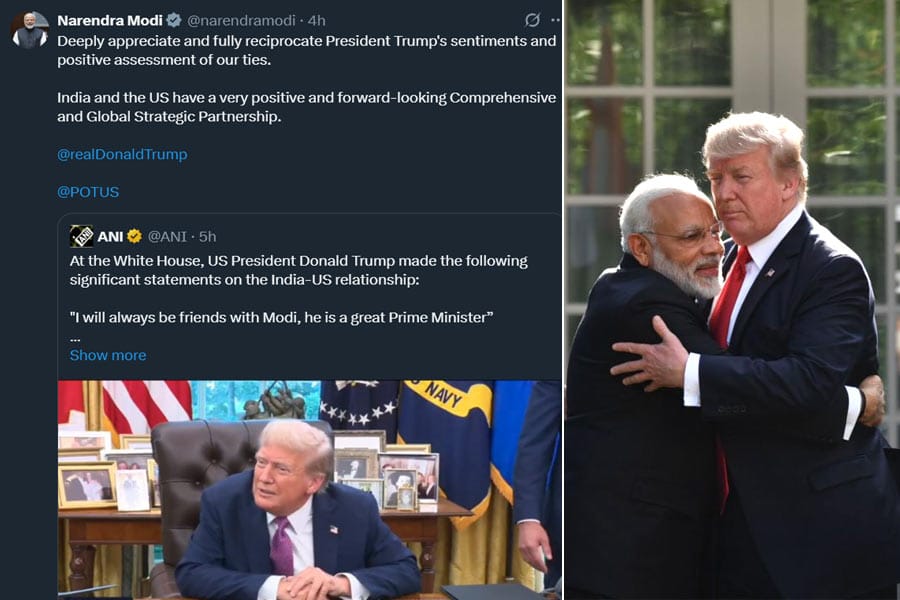 മോദി നല്ല സുഹൃത്ത്', മലക്കംമറിഞ്ഞ് ട്രംപ്; നല്ല വാക്കുകള്‍ക്ക് അഭിനന്ദനം എന്ന് മോദി