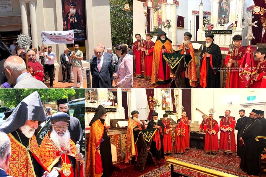 കാതോലിക്കാ ബാവക്ക് ഊഷ്മള സ്വീകരണം നൽകി ആർമിനിയൻ സഭ.