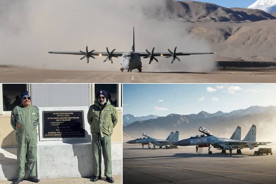 ചൈനീസ് അതിർത്തിയിൽ ഇന്ത്യയ്ക്ക് പുതിയ വ്യോമതാവളം