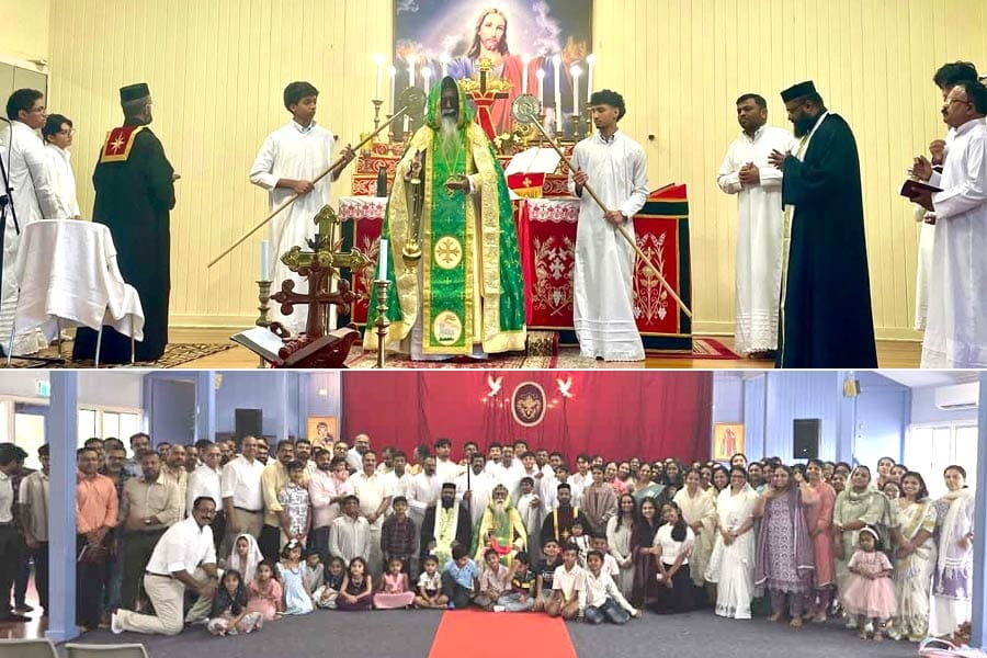 സെൻ്റ് പീറ്റേഴ്സ് ആൻ്റ് സെൻ്റ് പോൾസ് ഇടവകയിൽ അഭി. ഡോ. യൂഹാനോൻ മാർ ക്രിസോസ്റ്റമോസ് മെത്രോപ്പോലീത്ത വി. കുർബാന അർപ്പിച്ചു.