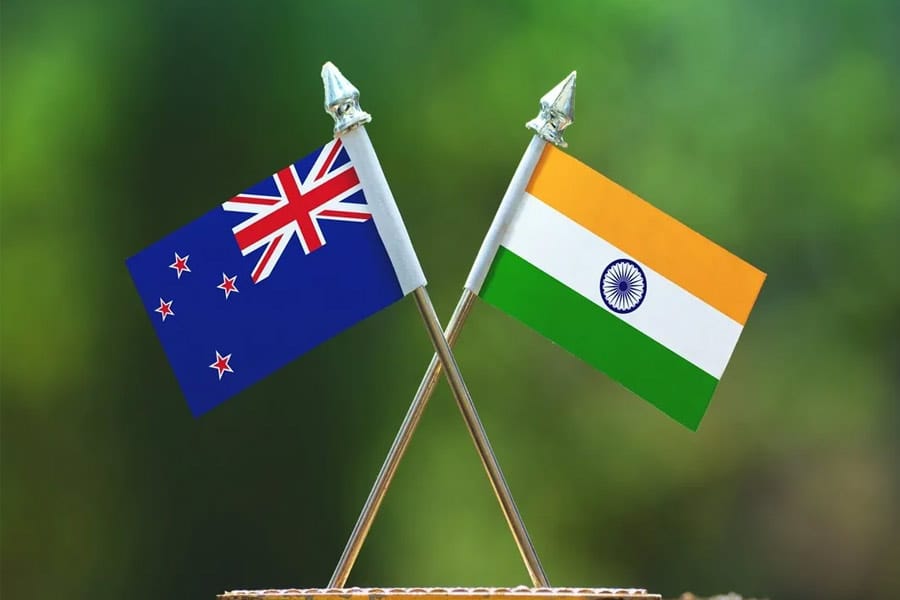 ഇന്ത്യയും ന്യൂസിലൻഡും തമ്മിൽ സ്വതന്ത്ര വ്യാപാര കരാർ പ്രഖ്യാപിച്ചു.