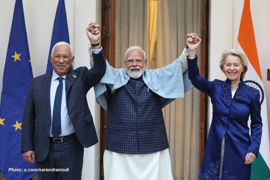 india-european-union 'മദർ ഓഫ് ഓൾ ഡീൽസ്', സ്വതന്ത്ര വ്യാപാര കരാറിൽ ഒപ്പുവച്ച് ഇന്ത്യയും യൂറോപ്യൻ യൂണിയനും