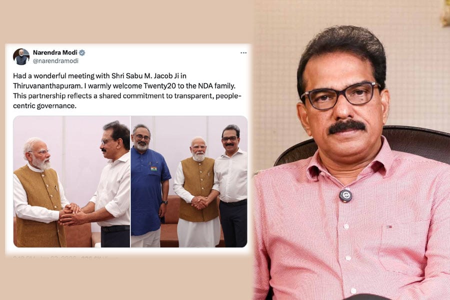 വികസിത കേരളം യാഥാർഥ്യമാക്കുകയാണ് ലക്ഷ്യം; ട്വന്റി -20 യെ ഇല്ലാതാക്കാൻ ഇരുമുന്നണികളിലെയും 25 ഓളം രാഷ്ട്രീയ പാർട്ടികൾ ഒന്നിച്ചു: സാബു എം ജേക്കബ്