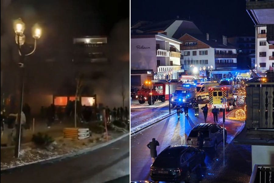 സ്വിറ്റ്സർലൻഡിൽ പുതുവത്സരാഘോഷത്തിനിടെ വൻ ദുരന്തം; നിരവധി മരണം