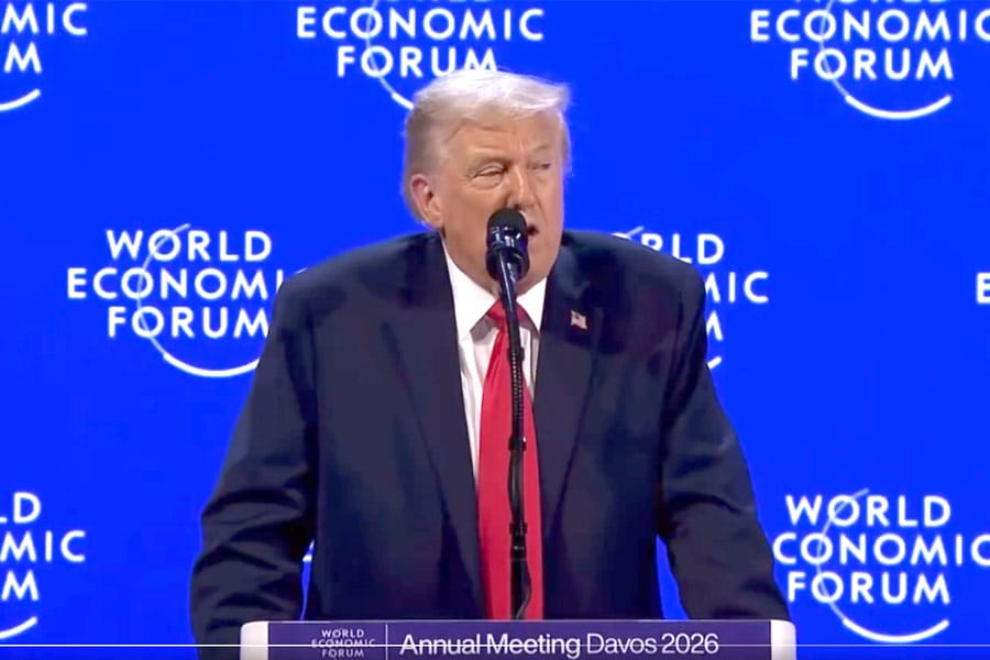 trump-at-davos സൈനിക ശക്തി ഉപയോഗിക്കില്ല; താരിഫ് ഭീഷണിയിൽ നിന്ന് പിന്മാറി; ഗ്രീൻലാൻഡിനെ ഏറ്റെടുക്കുന്നതിനുള്ള ചർച്ചകൾ നടക്കുന്നുവെന്ന് ട്രംപ്