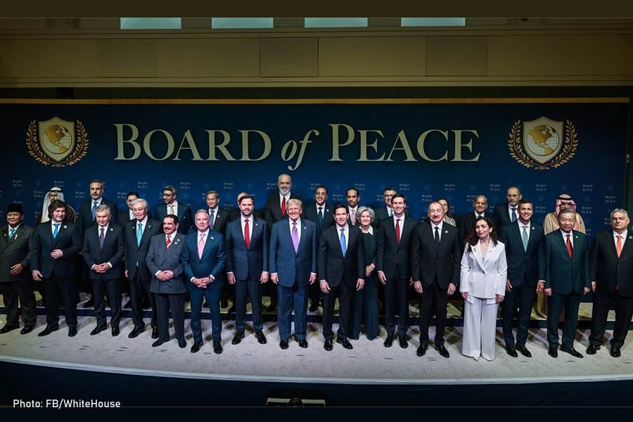 ബോർഡ് ഓഫ് പീസിന്‍റെ ആദ്യ യോഗത്തിൽ നിരീക്ഷക രാജ്യമായി ഇന്ത്യയും പങ്കെടുത്തു.