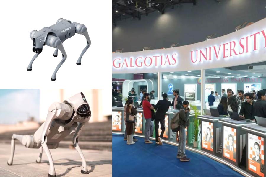 galgotias-university-robot- എഐ ഉച്ചകോടിയില് ചൈനീസ് റോബോട്ടിനെ കൊണ്ടുവന്ന ഗാൽഗോട്ടിയാസ് സര്വകലാശാലയെ പുറത്താക്കി
