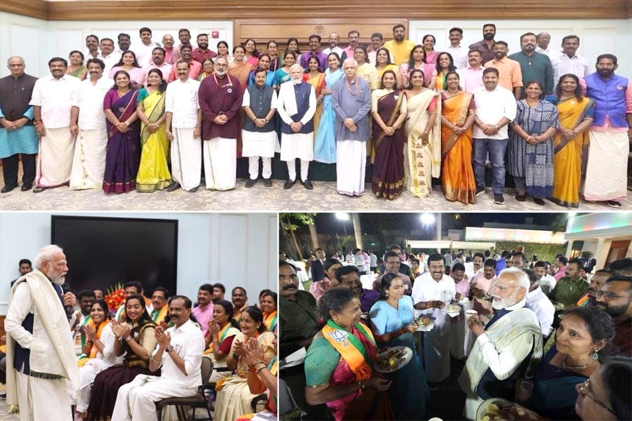 ജനവിശ്വാസം കാത്തു സൂക്ഷിച്ച് മുന്നോട്ട് പോകണം; നിയമസഭാ തിരഞ്ഞെടുപ്പിൽ നേട്ടമുണ്ടാക്കണം; ജനപ്രതിനിധി സംഘത്തിന് മോദിയുടെ നിർദേശം