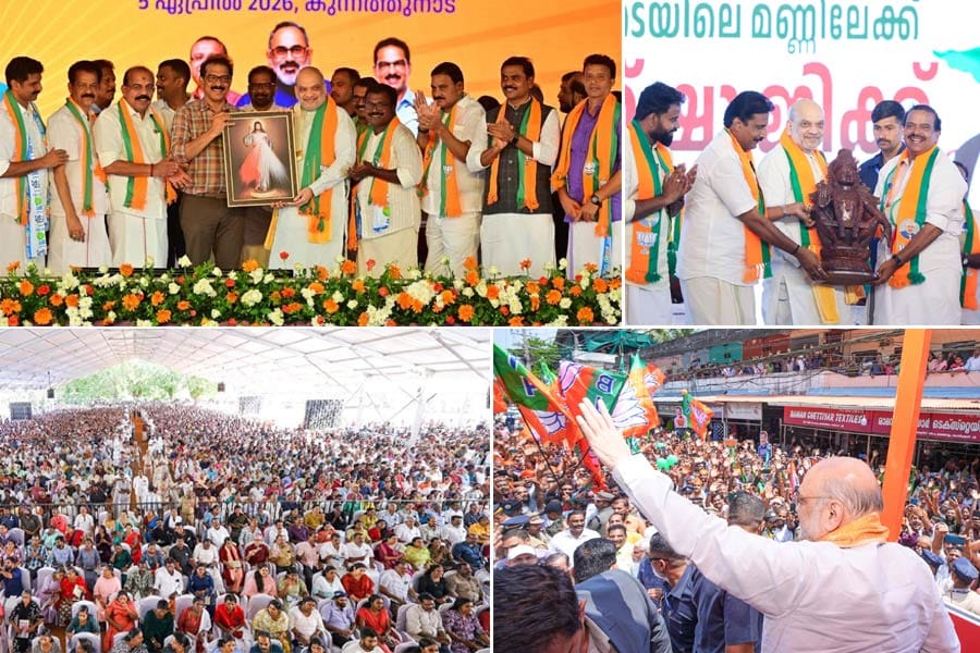 amith-shah-in-kunnathunadu- കുന്നത്തുനാടിന് 5000 കോടിയുടെ പ്രത്യേക പാക്കേജ് പ്രഖ്യാപിച്ച് എന്ഡിഎ; അധികാരത്തിലെത്തിയാൽ സ്വർണക്കൊള്ള കേസ് സിബിഐക്ക് വിടുമെന്ന് അമിത് ഷാ.