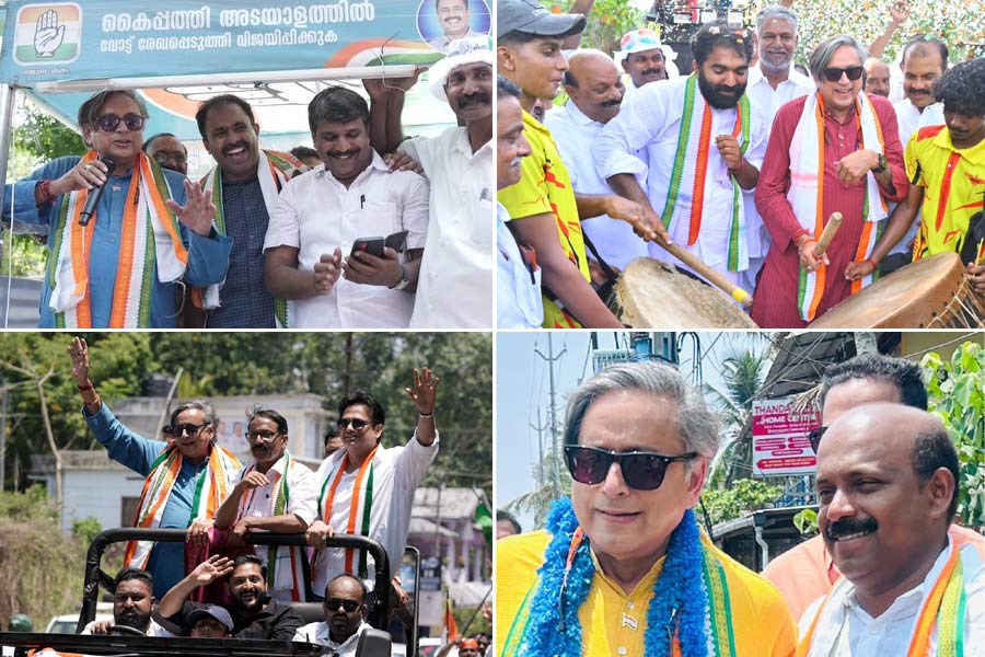 election-kerala-taroor-chan ചുവന്ന കൊടിക്കാരെ ഭരണത്തിൽനിന്ന് മാറ്റണമെന്നു ശശി തരൂർ