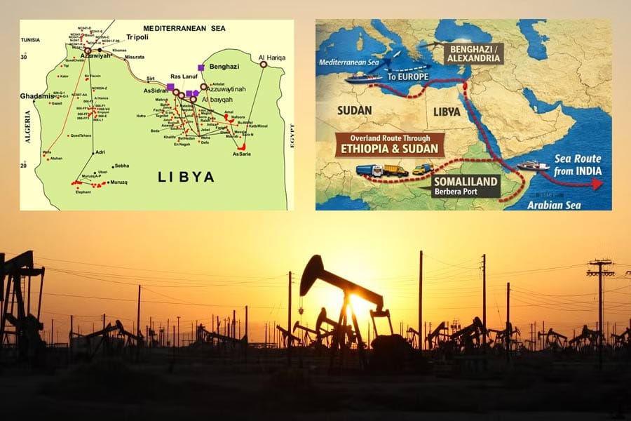 libya-to-india-new-oil-rout വടക്കെ ആഫ്രിക്കന് രാജ്യമായ ലിബിയയില് പുതിയ എണ്ണ, പ്രകൃതിവാതക ശേഖരം കണ്ടെത്തി ഇന്ത്യ