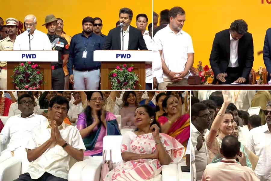 C.-Joseph-Vijay-sworn-in-as സി. ജോസഫ് വിജയ് തമിഴ്നാട് മുഖ്യമന്ത്രിയായി സത്യപ്രതിജ്ഞ ചെയ്തു; ശ്രദ്ധേയ സാന്നിധ്യമായി തൃഷയും.